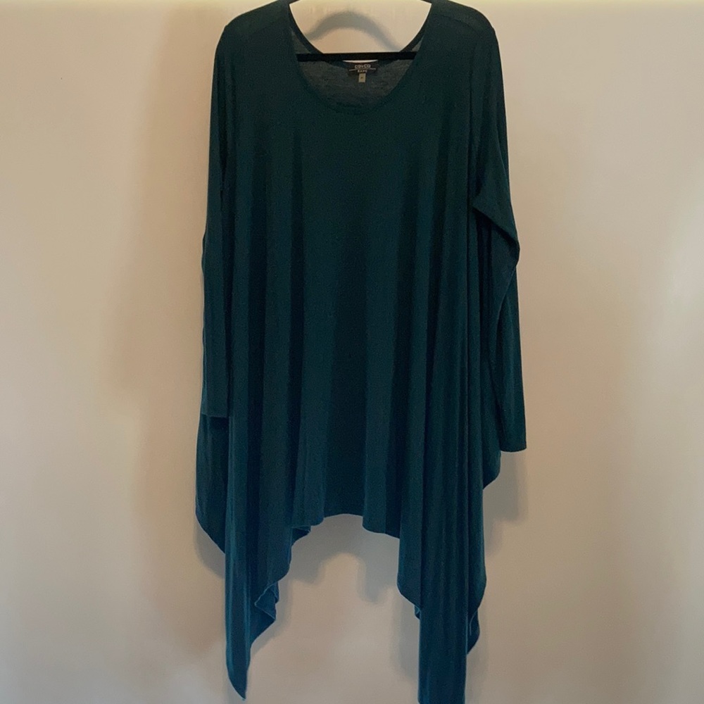 Handkerchief hem long levee tunic